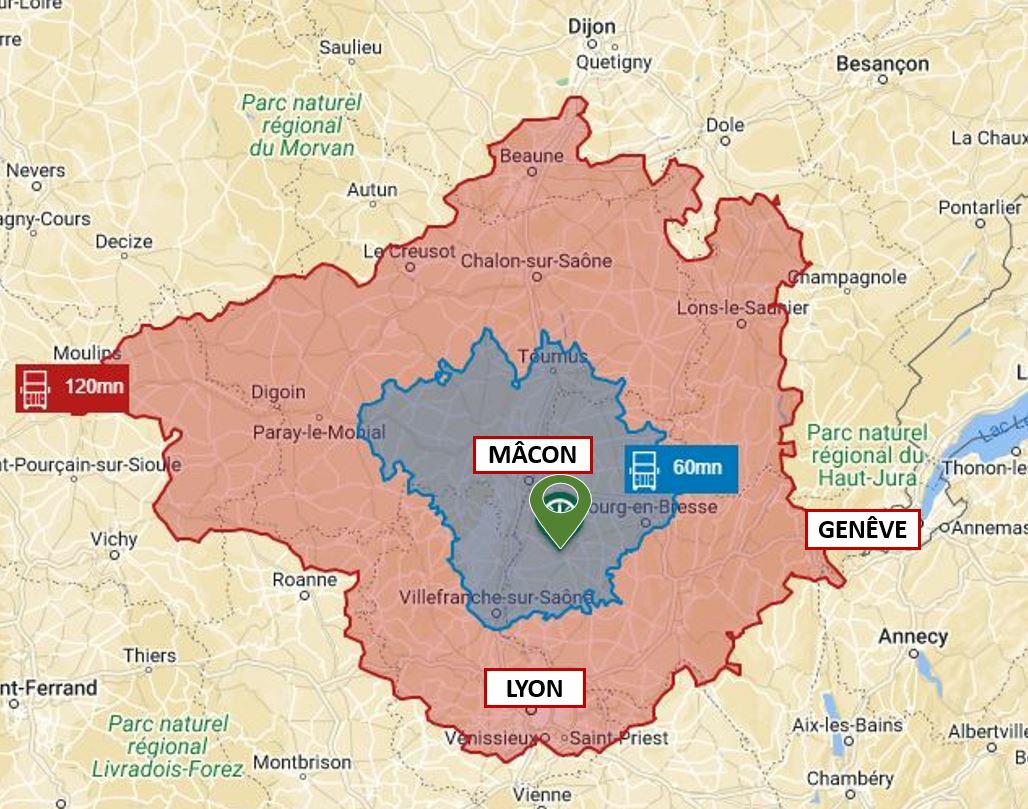 Entrepôt classe b Mâcon 6215m² Location entrepôt classe b Mâcon Saône-et-Loire OLLOG2207263 9